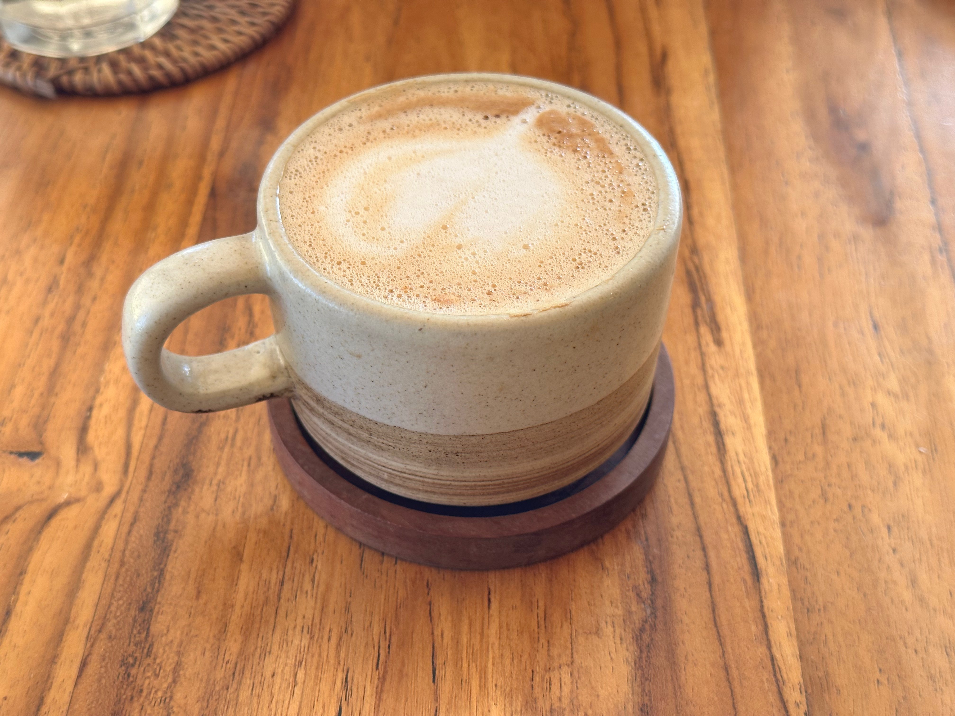 Cappuccino at Bara, Kuta Lombok