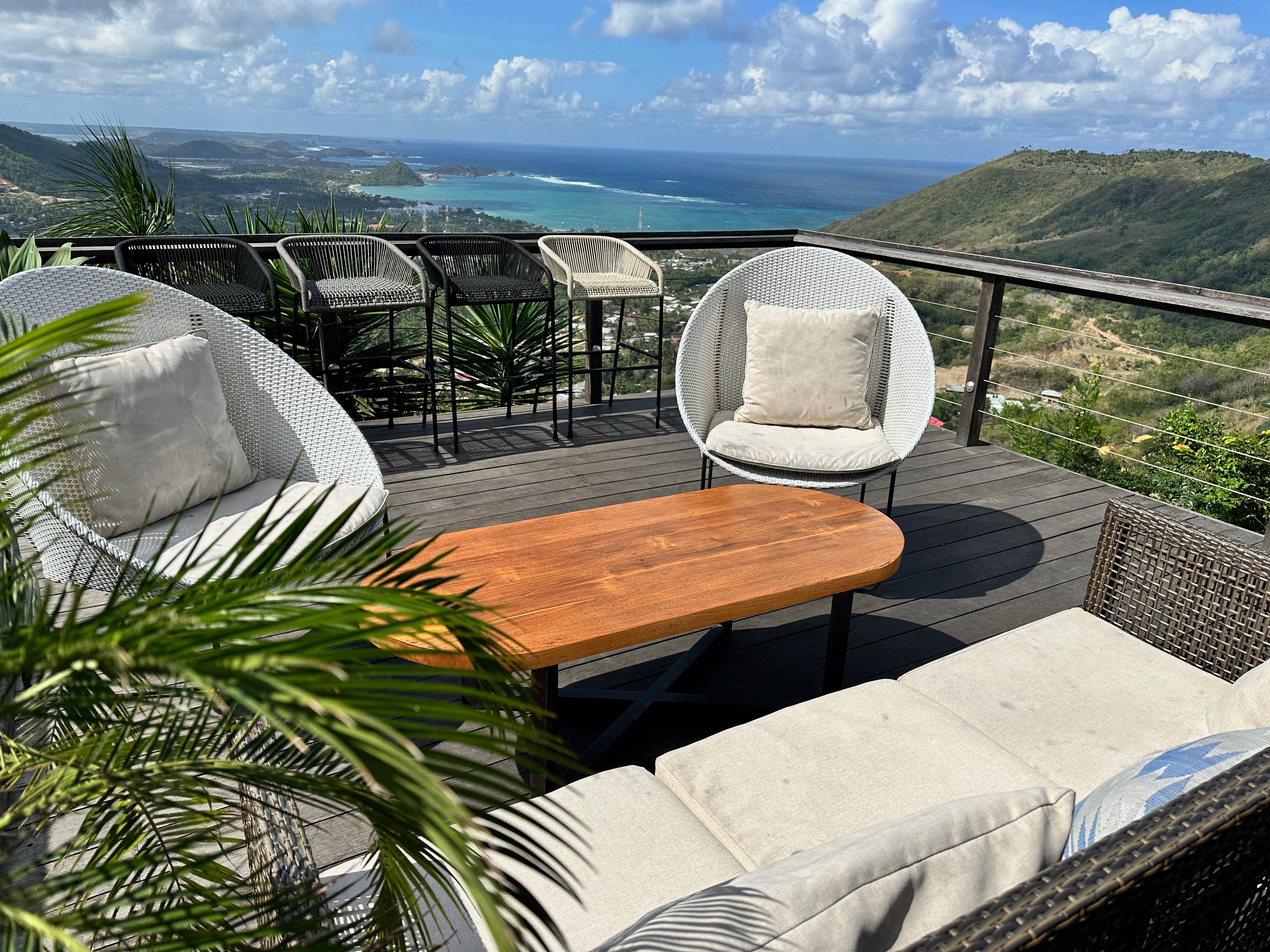 Stunning view and comfortable seating at SIWA Resorts Restaurant, Kuta Lombok